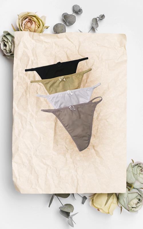 T013 Tanga liso de hilo