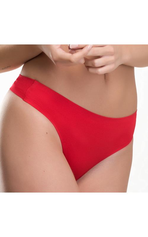 C360R Conjunto Rojo de sujetador push up y braga tanga