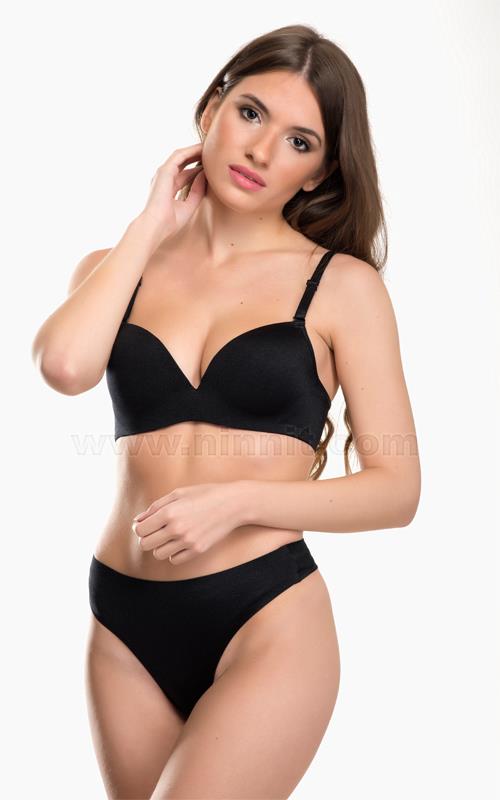 C360 Conjunto sujetador push up y braga tanga