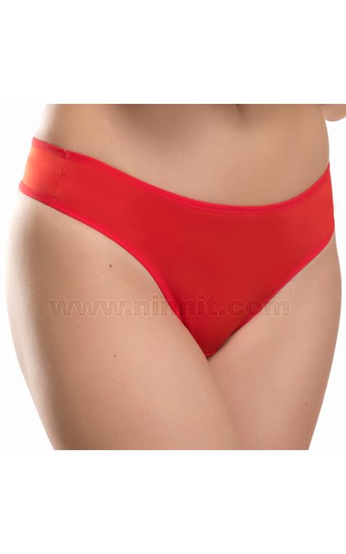 C338R Conjunto rojo de sujetador más tanga