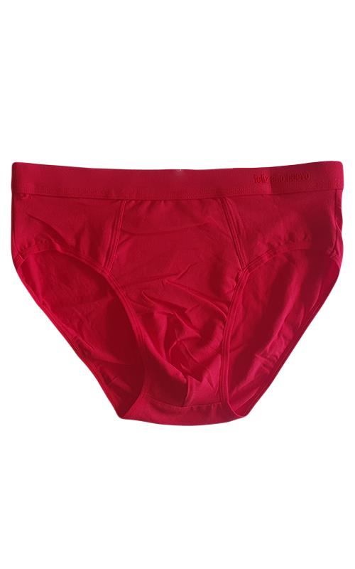 7265 Slip de algodón en color rojo para hombre.