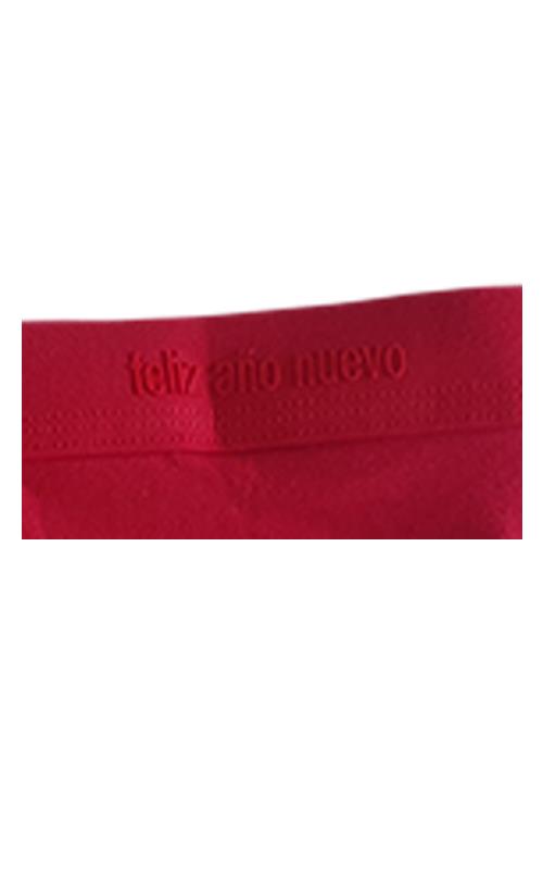 7265 Slip de algodón en color rojo para hombre.