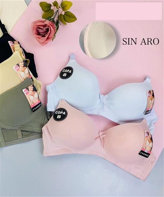 8629 Sujetador básico sin aro.