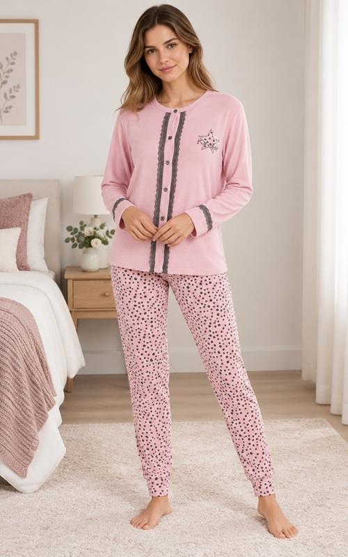 A917 Pijama juvenil de mujer en algodón elástico.