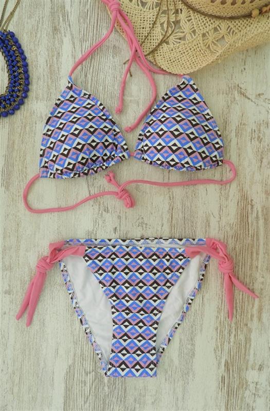 1700-6 Bikini triángulo estampado