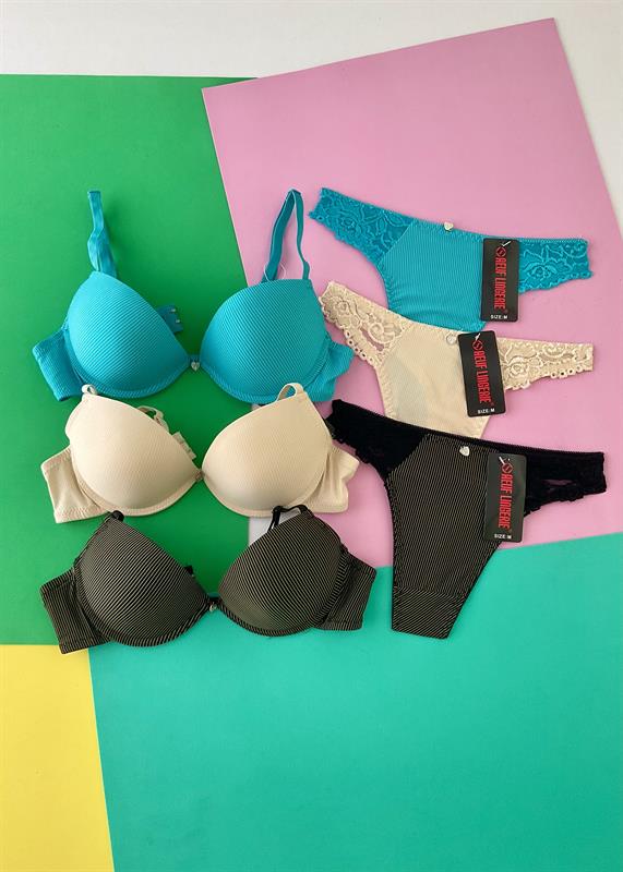 CT8210 Conjunto de sujetador más tanga