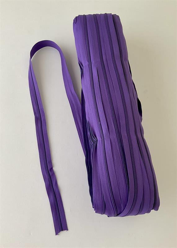 Cremallera continua malla 3 morado