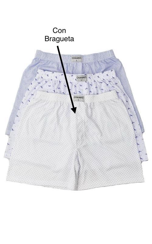 55603 Calzoncillo clásico abotonado para hombre.