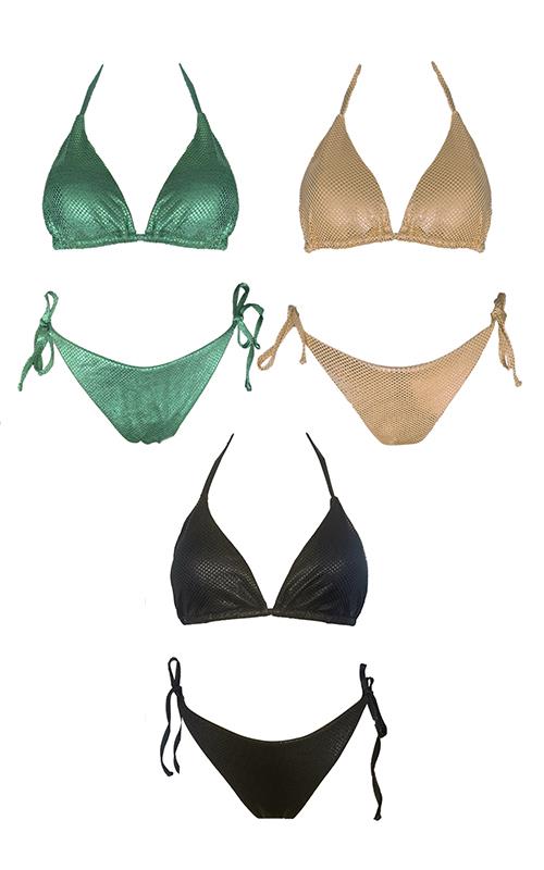 LS2450 Bikini juvenil con brillos.
