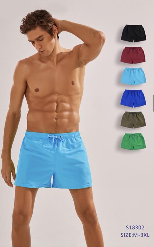18302 Bañador corto de hombre con cintura elástica.
