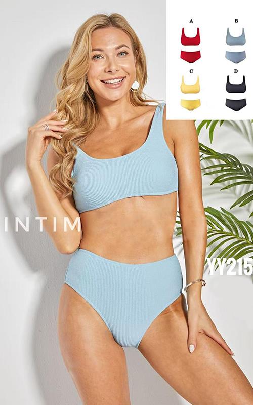 YY2151 Bikini juvenil top efecto toalla.