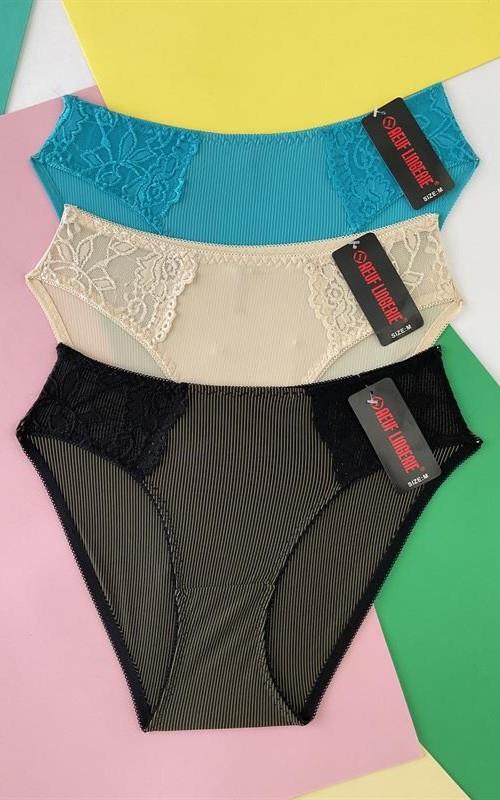 B3202 Bragas con encaje lateral