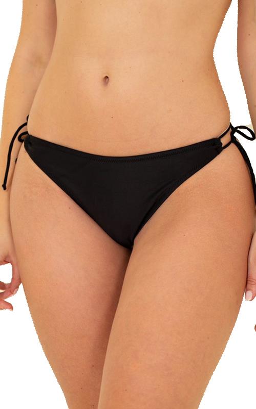 EY2512 Braga tanga bikini en color negro.