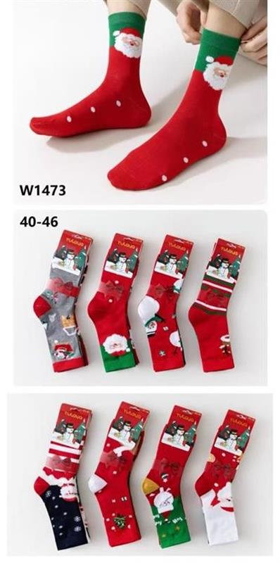W1473 Calcetín navideño para hombre. 